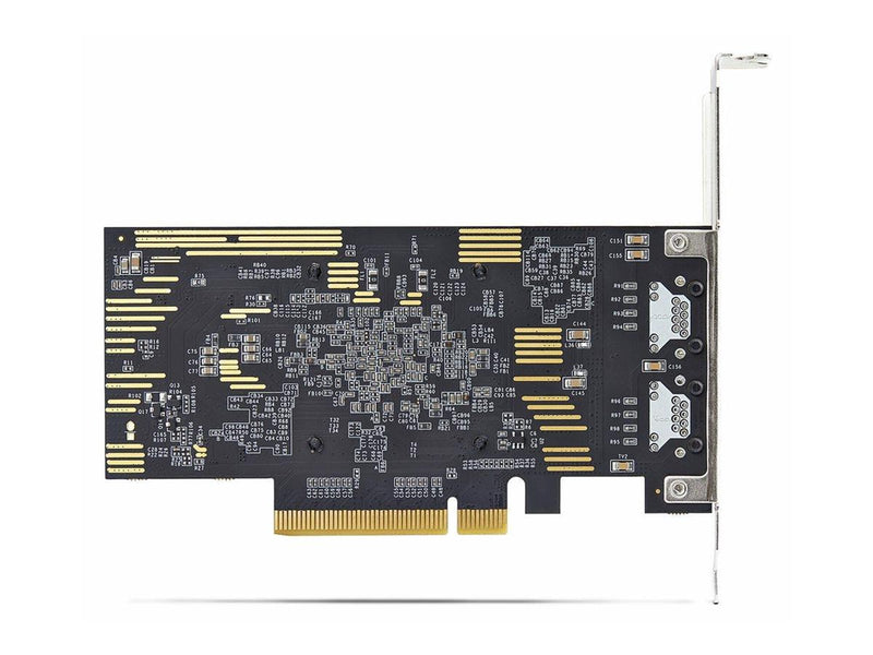 StarTech.com - network adapter - PCIe 3.0 x8 - Gigabit Ethernet / 10Gb Ethernet x 2 - TAA Compliant