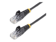StarTech.com patch cable - black - Schwarz - 0.25m