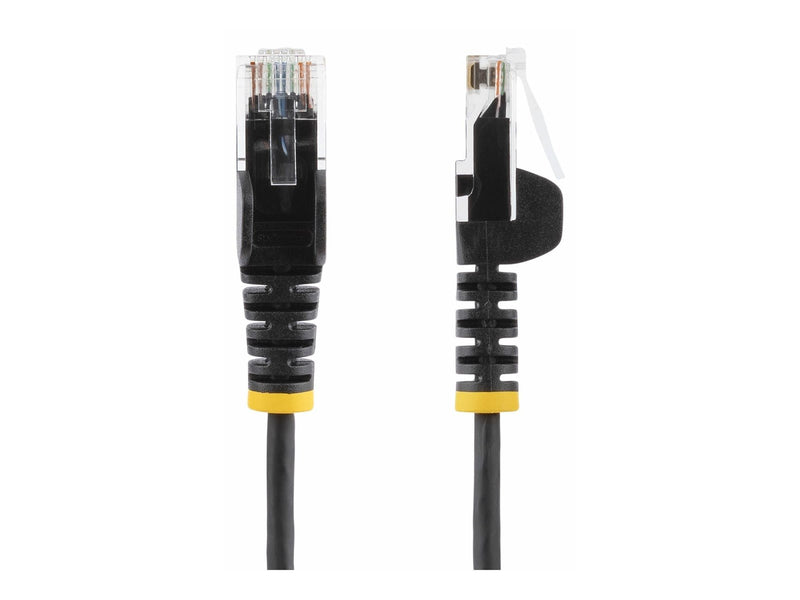 StarTech.com patch cable - black - Schwarz - 0.25m