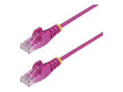 StarTech.com patch cable - pink - Rosa - 0.25m