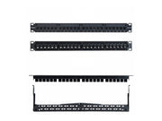 StarTech.com patch panel - 1U - 19"