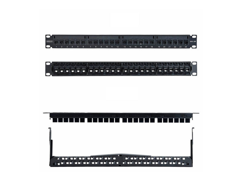 StarTech.com patch panel - 1U - 19"