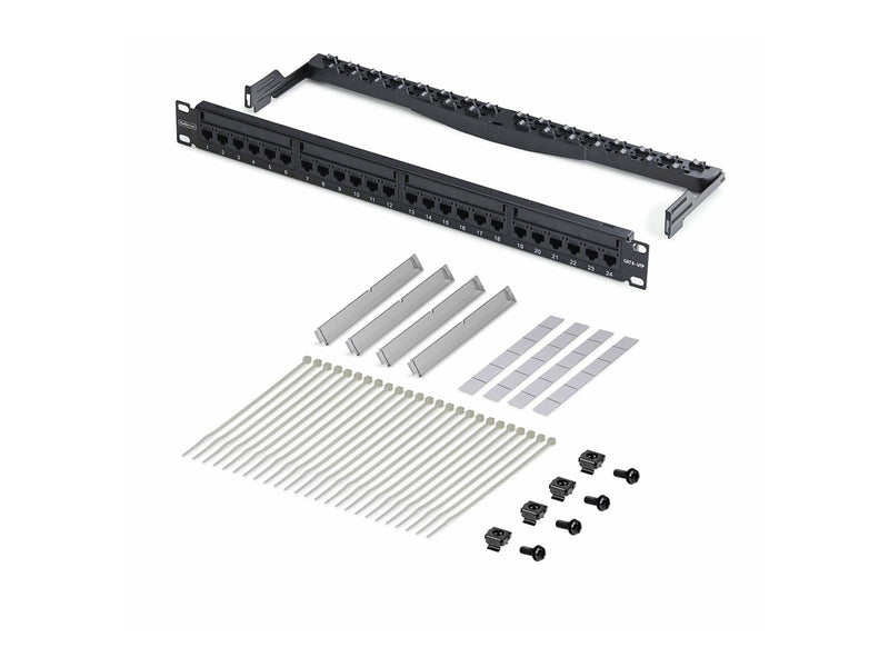 StarTech.com patch panel - 1U - 19"