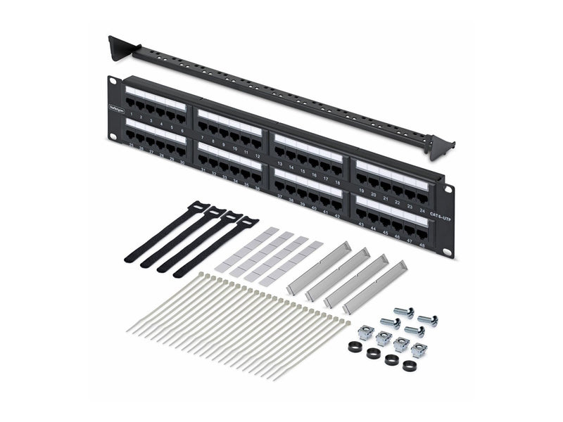StarTech.com patch panel - 2U - 19" - 110 punch-down
