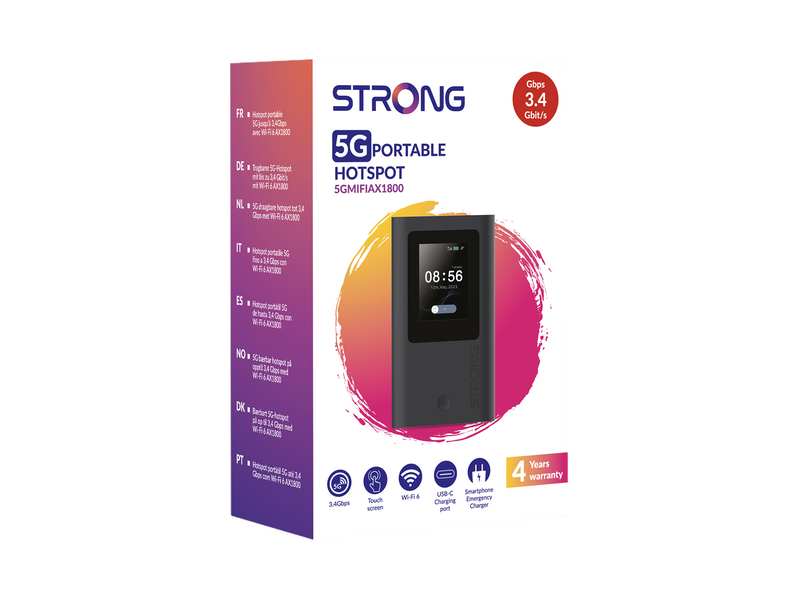 Strong 5G Portable Router - WiFi 6 - 6 Hour Battery life