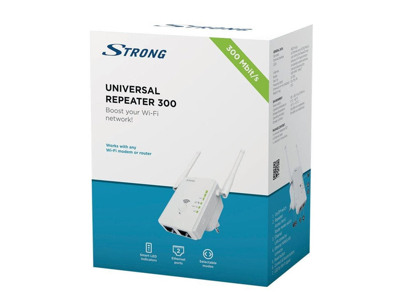 Strong Universal Repeater 300 - Wi-Fi Range Extender - 300 Mbit/s