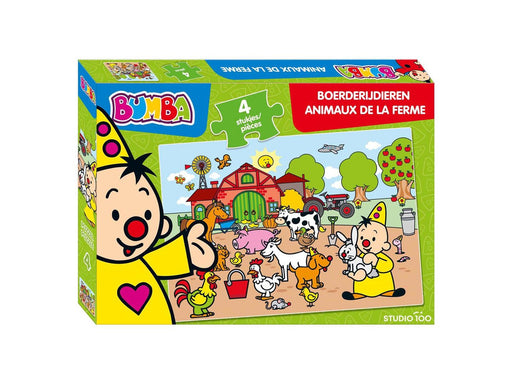 Studio 100 Bumba Puzzle Farm Animals 4 pcs. 2D Puzzles