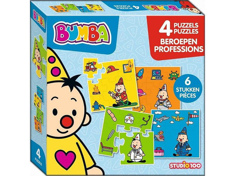 Studio 100 Bumba Puzzle Professions 4in1