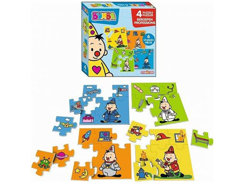 Studio 100 Bumba Puzzle Professions 4in1