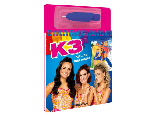 Studio 100 K3 Coloring Book - Coloring with water