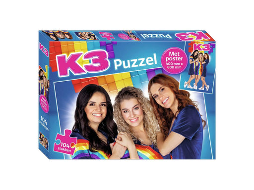 Studio 100 K3 Puzzle with Poster 104pcs. 2D Puzzles