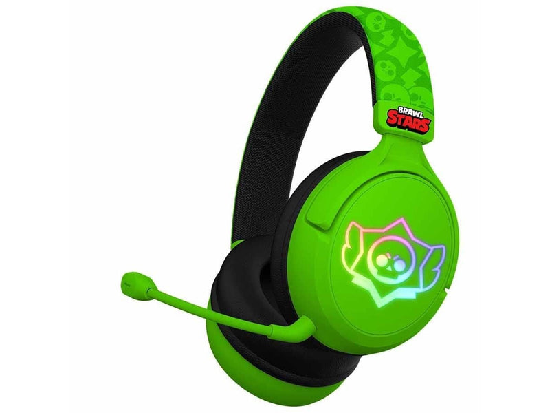Subsonic Brawl Stars - Stars Skull Green - Wireless Headset - Nintendo Switch 2