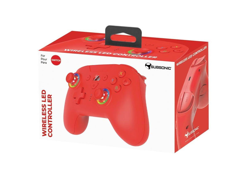 Subsonic LED - Red - Wireless Controller - Nintendo Switch