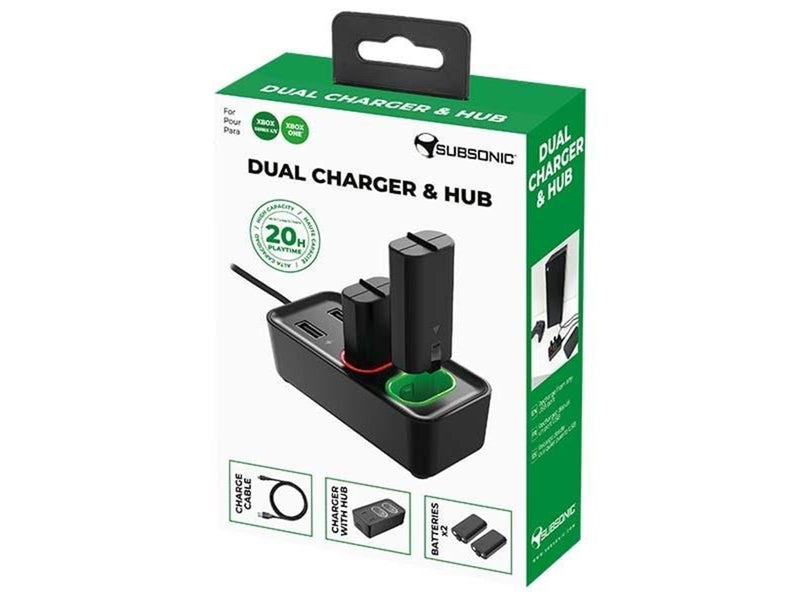 Subsonic Xbox controller charging station - Wired - Microsoft Xbox One