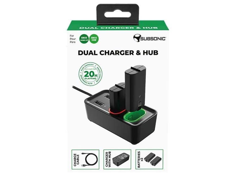 Subsonic Xbox controller charging station - Wired - Microsoft Xbox One