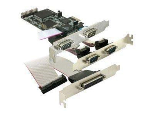 Sunix PCI Express card 4 x serial 1x parallel - Parallel/Seriell Adapter