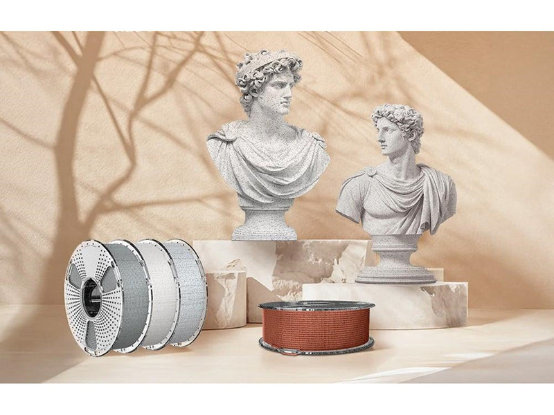 Sunlu PLA High-Speed Marble Filament - Light Gray