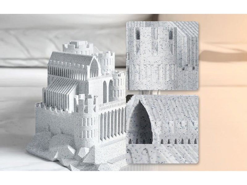 Sunlu PLA High-Speed Marble Filament - Light Gray