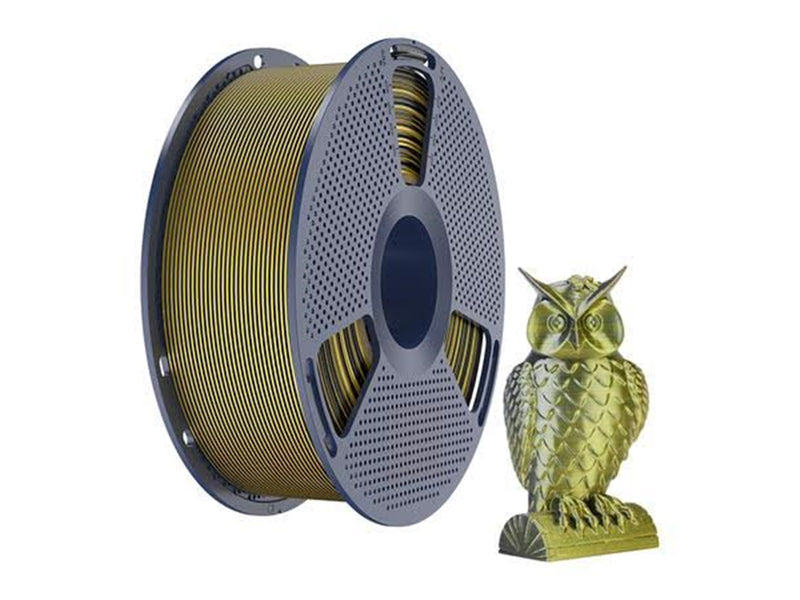 Sunlu PLA+ Silk Dual-Color Filament - Black and Gold