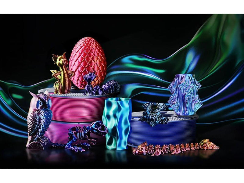Sunlu PLA+ Silk Dual-Color Filament - Black and Gold