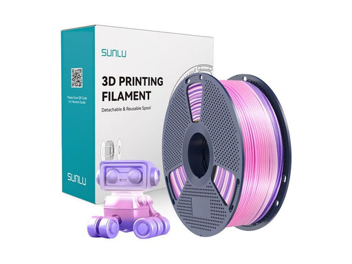 Sunlu PLA+ Silk Filament (Rainbow) 03