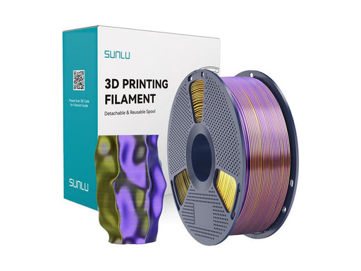 Sunlu PLA+ Silk Tri-Color Filament (Black Gold a