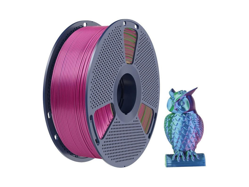 Sunlu PLA+ Silk Tri-Color Filament (blue-green-pur