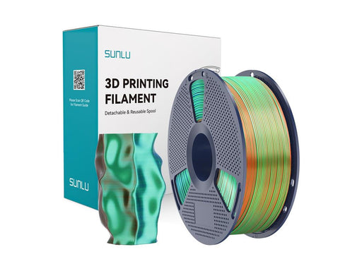 Sunlu PLA+ Silk Tri-Color Filament (orange blue