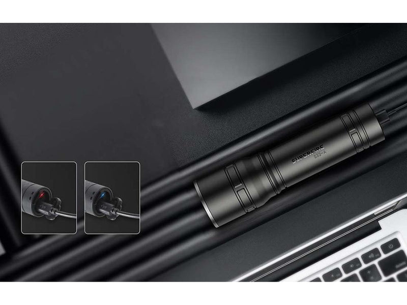Superfire Flashlight  S33-A USB (black)