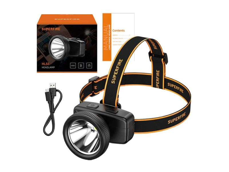 Superfire HL55 flashlight