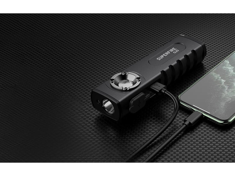 Superfire Multifunction Flashlight SuperFire G20 470lm USB