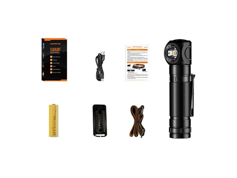 Superfire TH04-U Taschenlampe