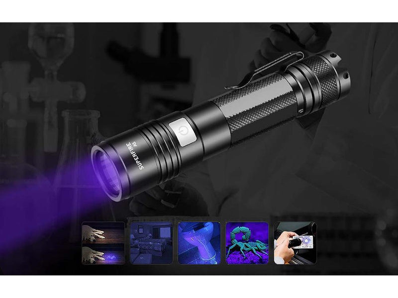 Superfire UV Flashlight  A5 365NM