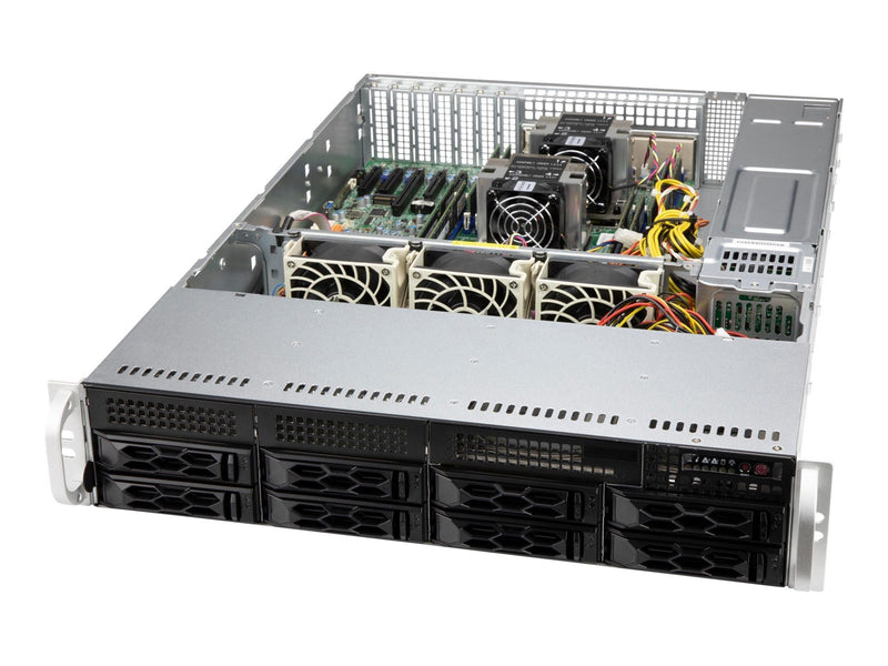 Supermicro SCLA25TQC R609LP - Gehäuse - Server (Rack) - Schwarz