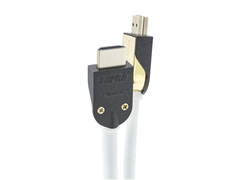 Supra HDMI  2.1 - 10m - Blau - 8K - Kabel mit abnehmbarem Steckergehäuse