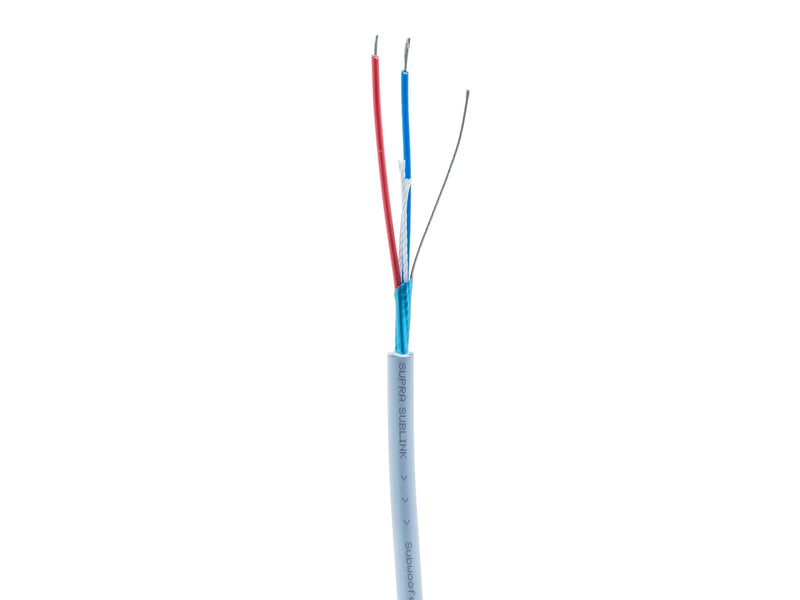 Supra Sublink - RCA-Subwooferkabel - 2m - Weiß