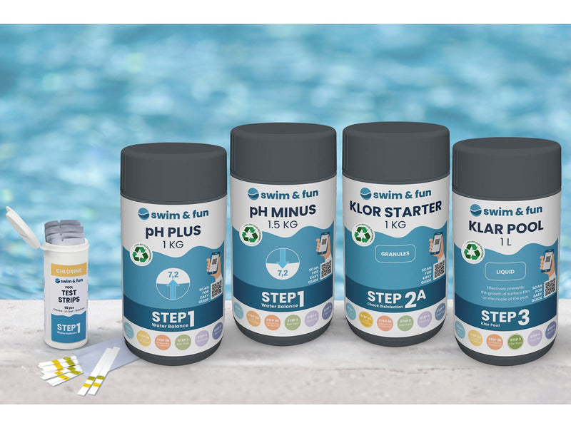Swim & Fun Chlor-Starterset für Schwimmbäder