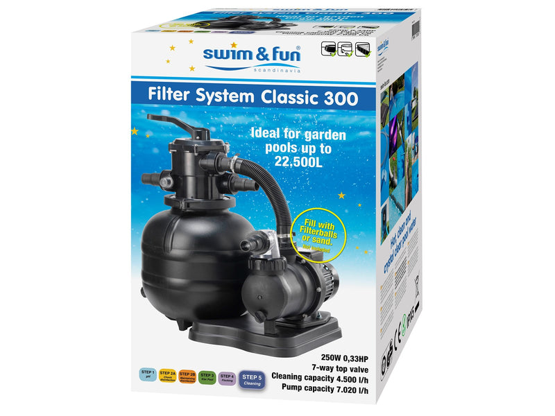 Swim & Fun Filter System 250W