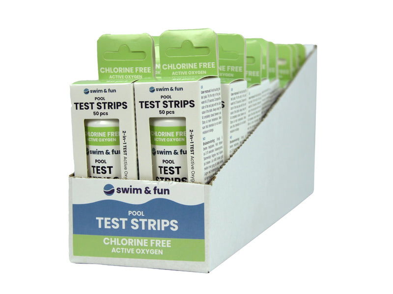 Swim & Fun Teststreifen Chlor pH Stabilisator 50 Stk