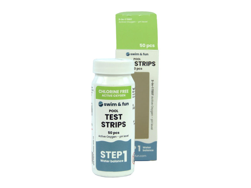 Swim & Fun Teststreifen Chlor pH Stabilisator 50 Stk