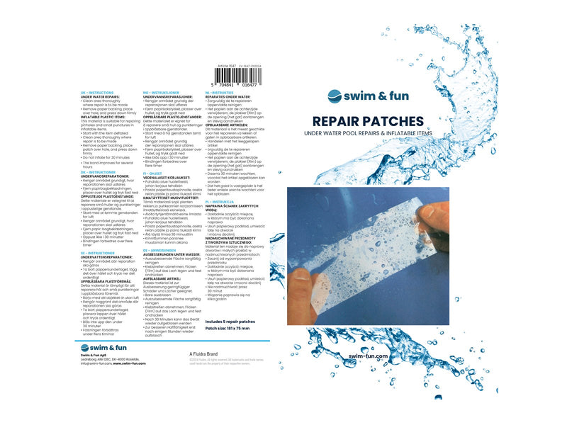 Swim & Fun Teststreifen Spa pH/Chlorid/Brom/Alkalität, 50 Stück