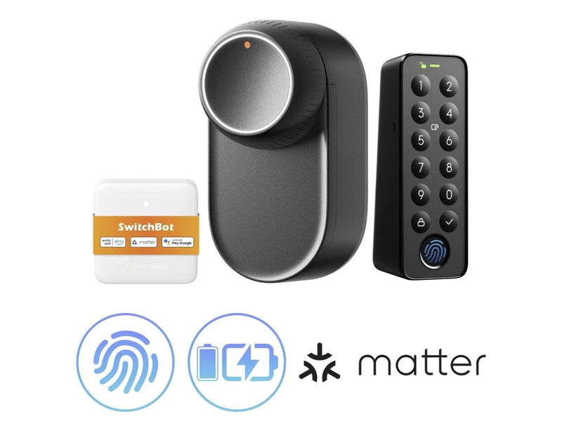SwitchBot Lock Ultra Bundle incl Hub Mini Matter and Keypad Touch