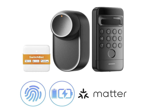 SwitchBot Lock Ultra Bundle incl Hub Mini Matter and Keypad Vision