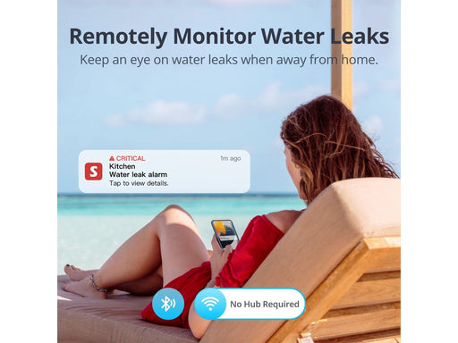 SwitchBot Water Leak Detector with Sensor Cable