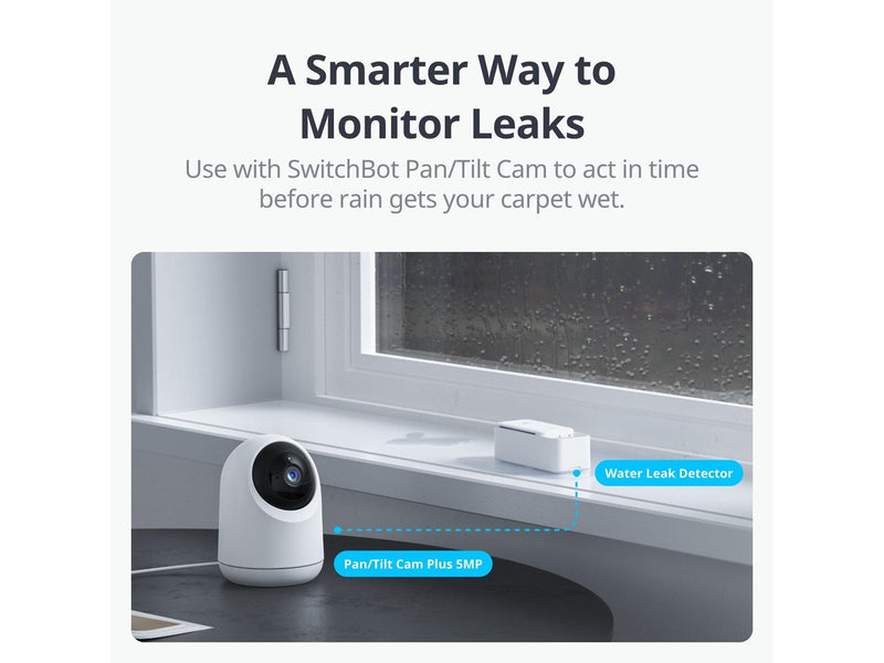 SwitchBot Water Leak Detector with Sensor Cable