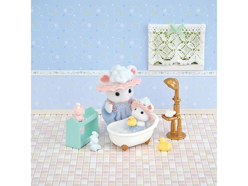 Sylvanian Families Bath Time Bubble Siblings