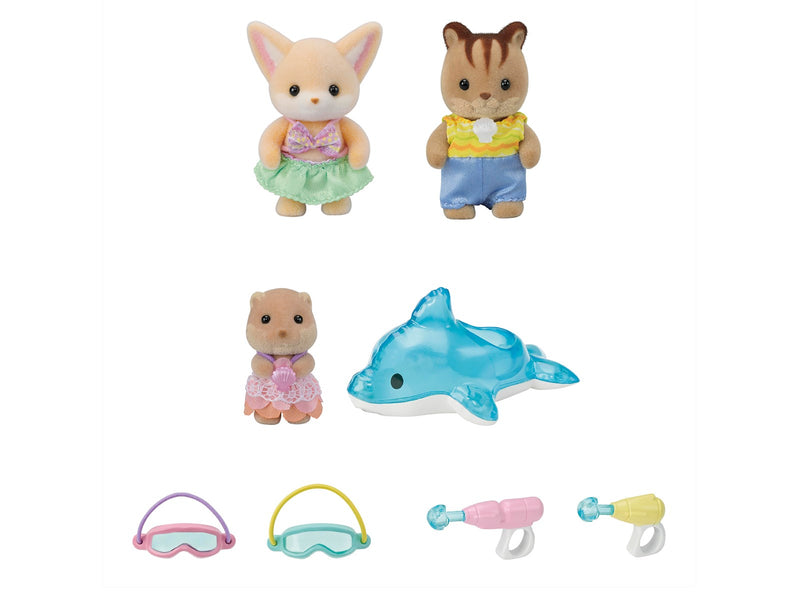 Sylvanian Families Nursery Friends -Pool Fun Trio