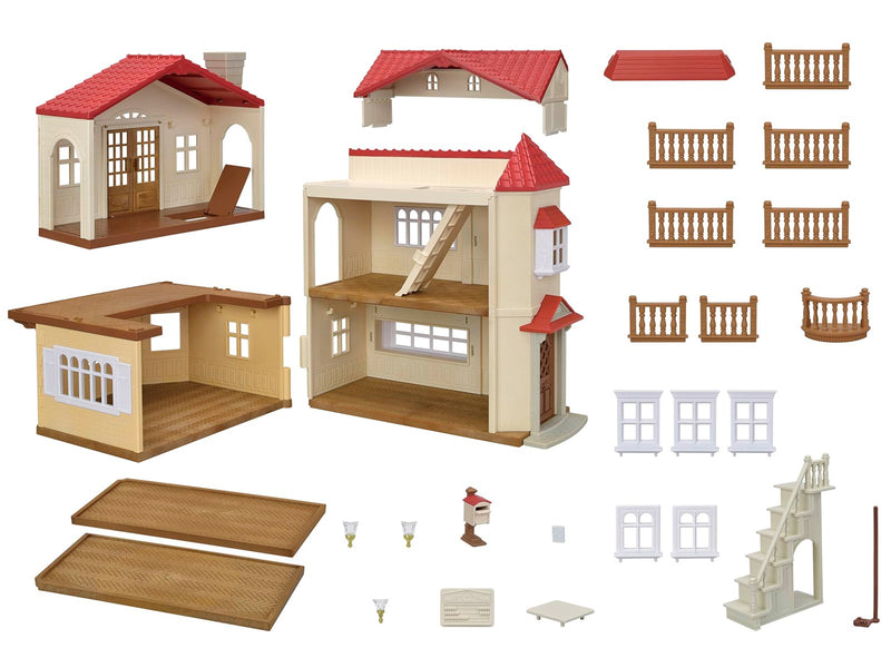 Sylvanian Families Red Roof Country Home -Secret Attic Playroom
