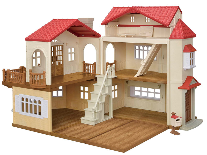 Sylvanian Families Red Roof Country Home -Secret Attic Playroom