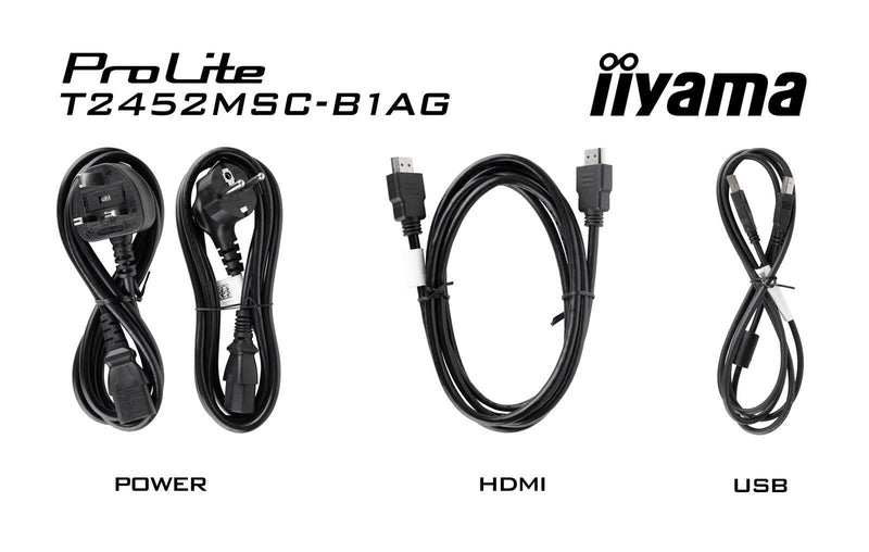 iiyama ProLite T2452MSC-B1AG PCAP 10-Punkt Multi-Touch-Monitor 60.5 cm (23.8')